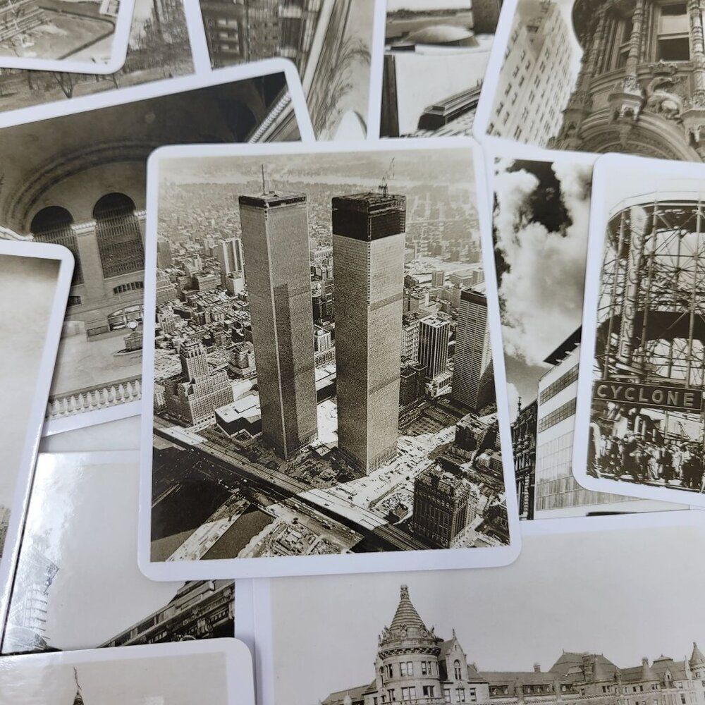 Great Buildings New York Knowledge Cards‎ Architecture Deck Pre 9/11 Twin Towers